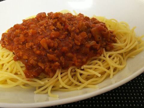 家庭の味♥我が家のミートソーススパゲッティ